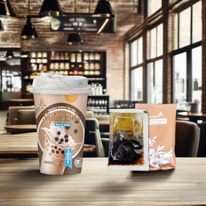 ALODY Mélange instantané de thé aux bulles au sucre roux biologique, format 3 tasses - Product Image 2