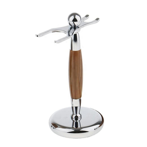 <b>Shaving</b> Set Professional High Quality Men's <b>Shaving</b> <b>Kit</b> with Wood Handle Twin Blade Stainless Steel Blades Latest New Design - Product Image 5