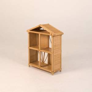 Top tendance maison de poupée en rotin enfants semblant jouer jouets fabriqués à la main maison de poupée écologique pour bébés - Product Image 5