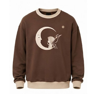 Sweat-shirt épais moderne pour homme en molleton de coton confortable avec bordure côtelée et construction chaude pour un usage quotidien - Product Image 4