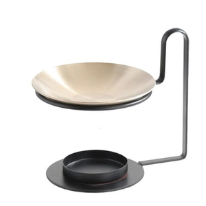 Metal Gold Aroma Oil <b>Burner</b> <b>Candle</b> Tealight Holder Home Bedroom Decor - Product Image 5