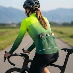 Custom Logo Breathable Quick Dry Unisex <b>Cycling</b> <b>Jersey</b> <b>Long</b> <b>Sleeve</b> Bike Clothing Outdoor Sports <b>Cycling</b> <b>Jersey</b> for <b>Men</b> and Women - Product Image 6