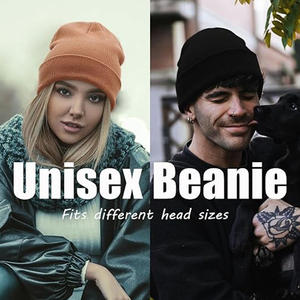 Unisex Solid Color Beanie <b>Hat</b> 100% Acrylic Knitted <b>Winter</b> Casual Wear 56-58CM Adult Size Quick Dry <b>Winter</b> Wear <b>Men</b> Beanies - Product Image 5
