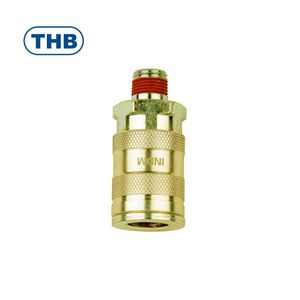 ข้อต่อลมแรงดันสูงแบบอเมริกัน ยูนิเวอร์แซล ควิกคัปเปลอร์ ตัวผู้ เกลียว NPT แบบสากล ขนาด 3/8 นิ้ว - Product Image 1