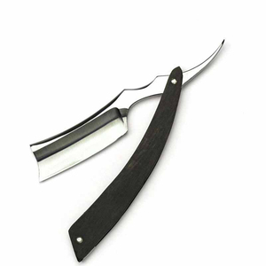 Professional Folding Shaving <b>Razor</b> Stainless Steel <b>Blade</b> Wooden Handle <b>Single</b> <b>Blade</b> Reusable Personal Grooming Tool barber use - Product Image 2