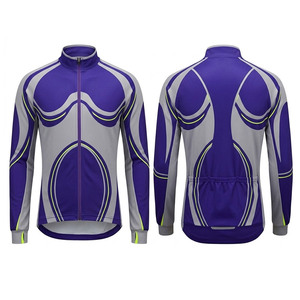 Lightweight <b>Cycling</b> <b>Jacket</b> With Full Zip Closure Wind Resistant Fabric Breathable Side Panels <b>Reflective</b> Details And Active Fit - Product Image 1
