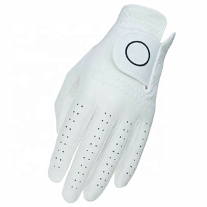 Fabricante de Logotipos Personalizados al por Mayor, Guantes de Golf Deportivos Transpirables para Hombre, OEM, Piel de Oveja Cabretta Suave, Mano Izquierda - Product Image 1