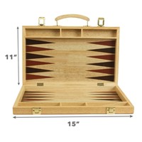 Jeu de backgammon de luxe en bois de haute qualité, ensemble pliable avec valise de transport, jeux de société en bois, vente en gros, logo personnalisé
