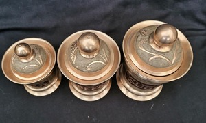 Royal Design Style Brass Gold Finished Sugar Container Ideal For Kitchen Storage Luxury And Antique Decorative Pantry Canister - Product Image 2