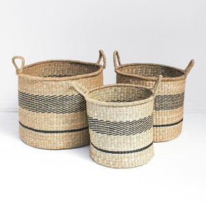 <b>Wicker</b> <b>Basket</b> Handmade Woven Storage Organizer for Home Decor Wholesale Supplier from Vietnam - Product Image 5