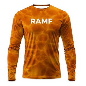 Vêtements de pêche pour hommes de haute qualité sur mesure en gros, 100% polyester, séchage rapide, respirant, t-shirts de pêche à manches longues - Product Image 5