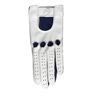 Work Driving <b>Gloves</b> Made from Durable Grain Leather for <b>Long</b> Use Work Driving <b>Gloves</b> Designed for Outdoor Drivers and Mechanics - Product Image 4