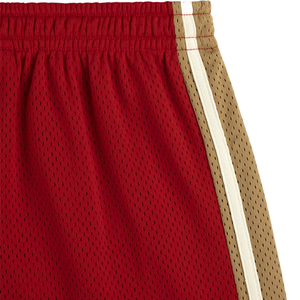 Top Trending Men's Unisex Colorblock Court Shorts Retro Basketball OEM Custom <b>Mesh</b> Embroidered Logo Lightweight Breathable - Product Image 2