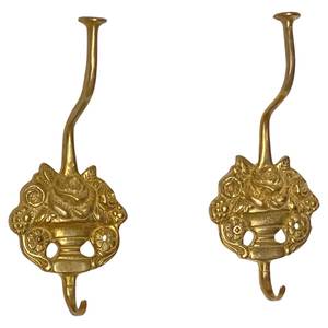 Handcrafted Brass <b>Wall</b> Hooks Elegant Robe Holder For Bathroom Bedroom Kitchen Luxury <b>Wall</b> Decoration Accessories Organizer - Product Image 5