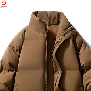 Men's Outdoor Hooded Padded Jacket Breathable Eco-Friendly Quick Dry Lightweight Insulated Winter <b>Coat</b> for Hiking Trekking - Product Image 5