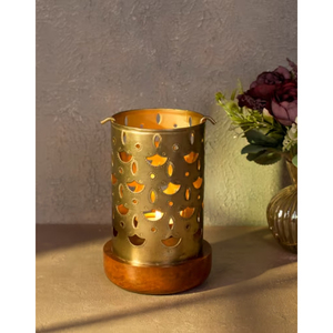 Porte-bougie chauffe-plat en métal émaillé pour la maison, les mariages, Noël, les festivals, la décoration de table - Product Image 2