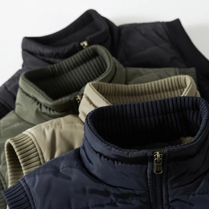 Chaleco de Invierno Ecológico para Hombre, Estilo Western, Impermeable, Transpirable, Relleno de Algodón - Product Image 2