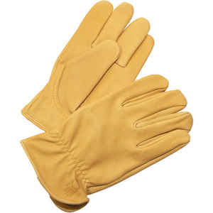 Guantes de cuero de cabra, guantes de mecánico, guantes de cuero resistentes, guantes de trabajo con protección contra impactos, guantes de cuero de cabra de alto rendimiento - Product Image 3
