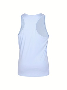 เสื้อกล้ามผู้ชายแขนกุดคอกลมผ้าฝ้ายระบายอากาศวัสดุน้ำหนักเบา - Product Image 2