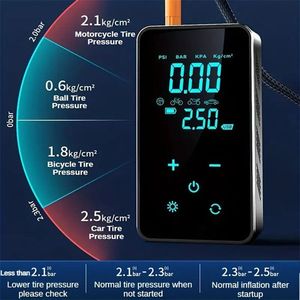 Intelligent Car-mounted Inflator Wireless Digital Display Touch Screen Tire <b>Inflation</b> Pump Convenient Mounted <b>Inflation</b> Pump - Product Image 5