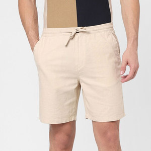 Shorts en toile unis pour hommes, décontractés, été, nouvelle arrivée, en spandex/polyester, séchage rapide et respirant, en vente - Product Image 6