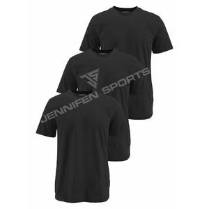 Camiseta de Verano para Hombre, 100% Algodón Jersey, Estampada, de Secado Rápido, Transpirable, Ligera, Informal, Deportiva, para Gimnasio, con Logotipo Personalizado, Manga Corta - Product Image 3