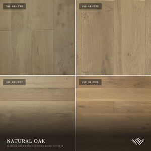 Parquet contrecollé contemporain en chêne blanc, 15 mm, planches larges de 7,5 pouces, système à languettes et rainures - Product Image 5