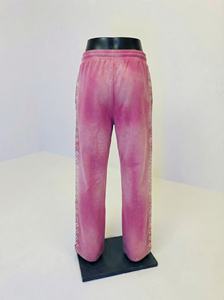 Conjunto Deportivo Personalizado Unisex con Pedrería |   Sudadera con capucha y cremallera de felpa francesa y pantalones deportivos |   Fabricante de Conjuntos Deportivos Estilo Jogger de Marca Privada OEM - Product Image 6