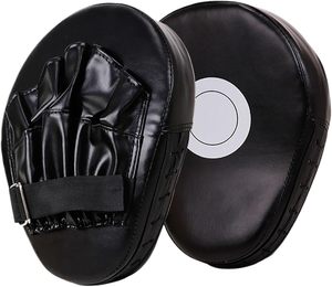 Guantes de Boxeo de Piel Sintética Negra de la Mejor Calidad, Almohadillas de Entrenamiento Ajustables para Práctica de Golpeo, Se Acepta OEM - Product Image 1