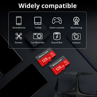 Carte TF/SD 32 Go/64 Go/128 Go en plastique, classe 4, vitesse optimale pour téléphone et caméra de surveillance