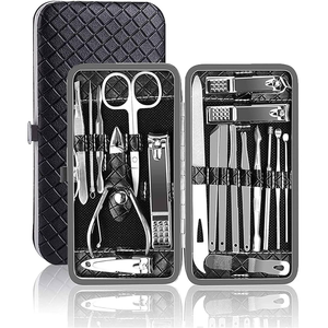 Professional Mini Manicure Pedicure Care Set Travel-friendly 4 1 Stainless Steel Grooming <b>Kit</b> <b>Nail</b> Clipper Single Personal Care - Product Image 1