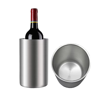 Luxury Single Bottle <b>Wine</b> Cooler Hammered Copper Stainless Steel Chiller Ice Bucket For Hotels Restaurants And Home Bar Decor - Product Image 3