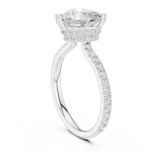 แหวนเพชรทรงหัวใจ 3 กะรัต Aries Jewel Luxury คุณภาพ E VS1 เพชรแล็บ 14K ทองคำขาว รับรองโดย IGI ของขวัญหมั้นและแต่งงาน ส่งตรงจากโรงงาน - Product Image 6