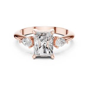 Anillo de Compromiso Clásico y Elegante con Diamante de Laboratorio de Corte Radiante de 3 Quilates, E VS1, Oro Amarillo de 14K, Certificado IGI, para Bodas y Aniversarios - Product Image 5