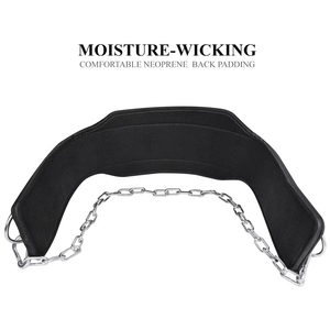 Cinturón de Levantamiento de Pesas de Neopreno EVA Grueso de Alta Calidad con Cadena para Fitness, Culturismo y Gimnasio - Product Image 2