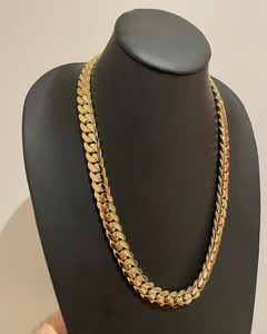 JEWELARTCOMPANY Zinc Alloy Cuban Chain Miami Link Chain Unisex Necklace Party Gift Vintage Style IGI Certified - Product Image 1
