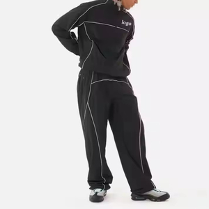 <b>Men's</b> Casual Two-Piece Breathable Windbreaker <b>Jacket</b> Set Low MOQ Wholesale Windbreaker Tracksuits <b>for</b> <b>men</b> - Product Image 2
