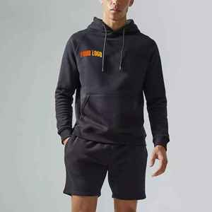 Ensemble sweat-shirt et short pour homme, 100% coton, streetwear, logo imprimé sur mesure, survêtement homme - Product Image 6