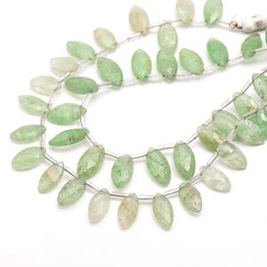 RAY FINE ORNATES ABBS028 Perles de pierres précieuses ovales en aventurine verte, certifiées par un tiers, pour la fabrication de bijoux - Product Image 5