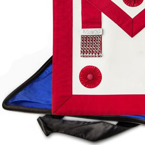 Estuche para delantal de masón maestro negro de piel sintética, maletín de alta calidad hecho a medida para delantales masónicos provinciales MM WM - Product Image 5