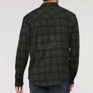 Chemise en flanelle pour homme de haute qualité fabriquée au Pakistan, en polyester/coton, à manches longues, à carreaux, respirante et à séchage rapide - Product Image 2