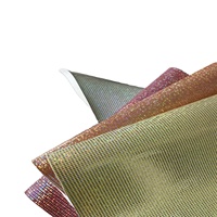 0.8mm-0.9mm Tissu Cuir Designer Tissu en cuir artificiel Rexine pour chaussures brillantes