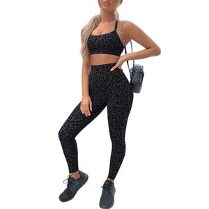 OEM ODM Women’s Workout Leggings High Stretch Yoga Pants Moisture Wicking Gym Activewear with Custom Logo Printing - Product Image 3