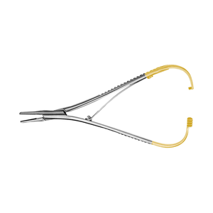 Porta Agujas Perma Sharp de Mathieu Kocher, 14 cm, Instrumento Quirúrgico Dental de Acero Inoxidable, Kit de Microcirugía de Precisión para Sutura - Product Image 4