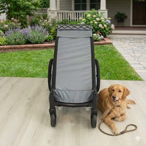 Remolque para Perros Grandes KS-6200 de Aleación de Aluminio, Suspensión Independiente, Llantas Inflables de 20 Pulgadas, Ligero y Fácil de Plegar - Product Image 1