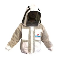 Hochwertige Imkerjacke Arbeitsanzug aus Baumwolle Anti-Allergie Unisex Imkerei-Ausrüstung