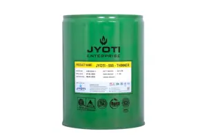Jyoti Enterprise 555 Thinner 20 LTR Poids Net Solvant Chimique de Qualité Industrielle pour Vernis Conditionnement en Fût Vert - Product Image 2