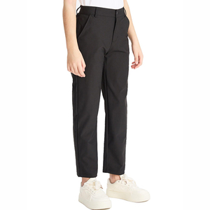 Pantalones chinos deportivos de secado rápido para niños, pantalones de uniforme escolar con frente plano, pantalones de golf de tela tejida para niños - Product Image 3