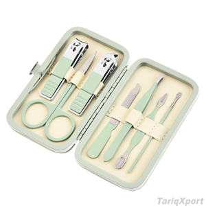 Professional 7 in 1 Stainless Steel Manicure Pedicure <b>Set</b> <b>Nail</b> Clipper Durable Beauty Care Tools Travel Case Custom Logo - Product Image 2