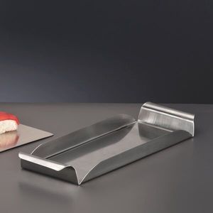 Plateaux de service ovales en métal avec poignées en cuivre, design moderne, durables pour les fêtes - Product Image 3